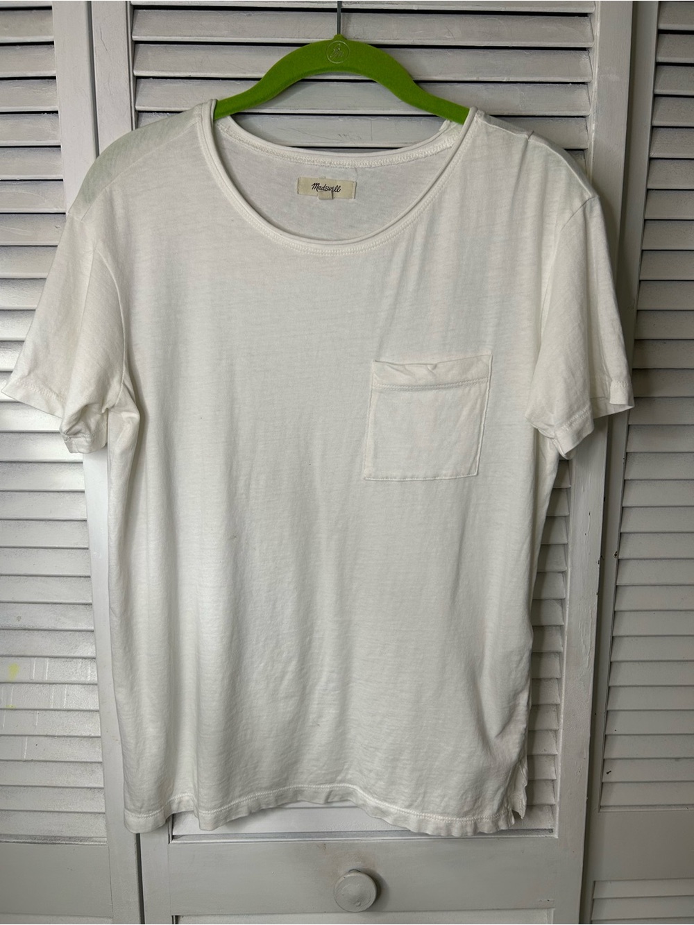 Madewell White Pocket Tee Size‎ XXS
